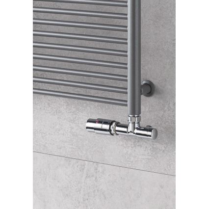 P.M.H. UNIKO-LC-EK - Вентил с термостатична глава UNIKO ляв/лъскав хром