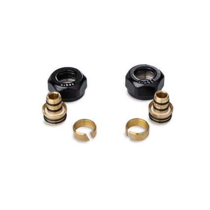 P.M.H. ZZM1624 - Компресионен фитинг за вентил UNIKO/TERM/DUO черен/alupex 16 мм