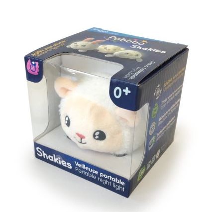 PABOBO - Светещо животинче SHAKIES агънце 2xCR2032