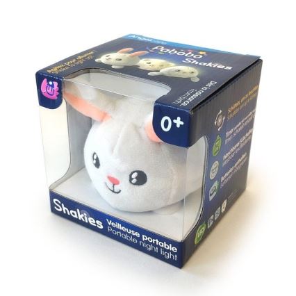 PABOBO - Светещо животинче SHAKIES заек 2xCR32