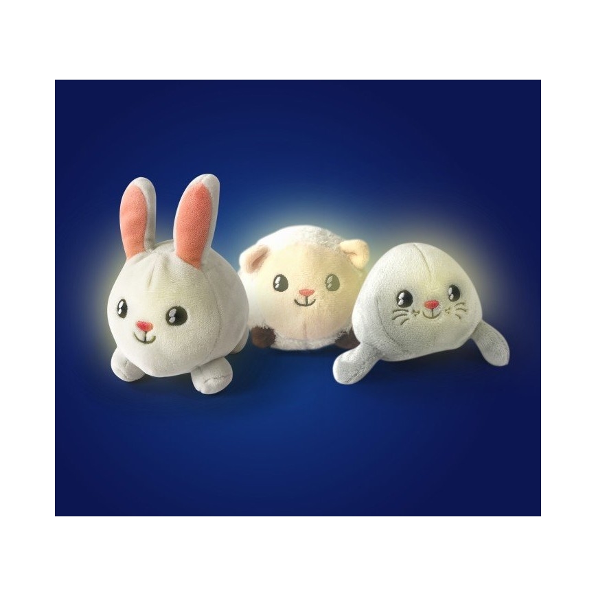 PABOBO - Светещо животинче SHAKIES заек 2xCR32