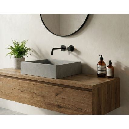 Paffoni - Черен вграден смесител за мивка LIGHT