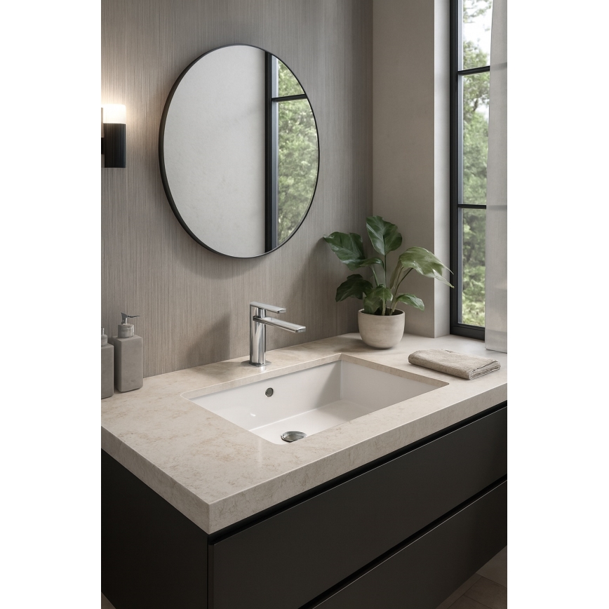 Paffoni - Смесител за мивка + изпускател TANGO матов хром