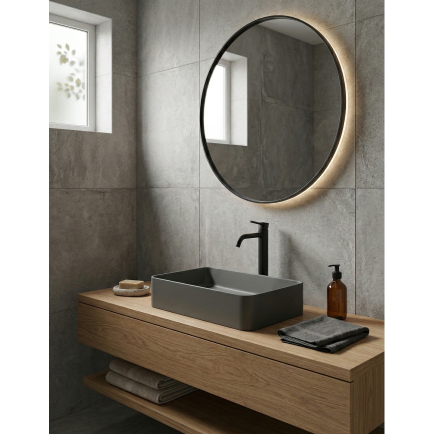 Paffoni - смесител за мивка LIGHT черен