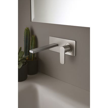 Paffoni - Смесител за мивка за вграждане TANGO, от неръждаема стомана