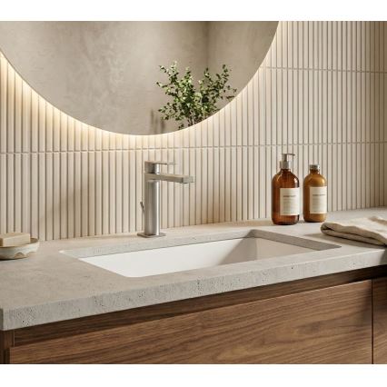 Paffoni - Смесител за умивалник + изпускател TANGO неръждаема стомана