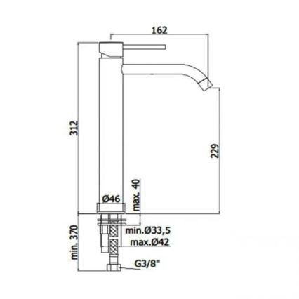 Paffoni - Смесител за умивалник LIGHT EXCLUSIVE четкано злато
