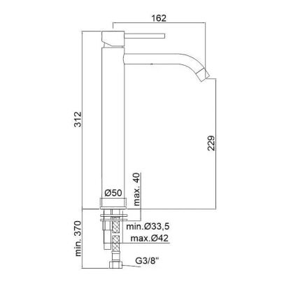 Paffoni - Смесител за умивалник LIGHT лъскав хром