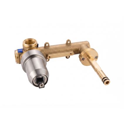Paffoni - Смесител за умивалник за вграден монтаж LIGHT, неръждаема стомана
