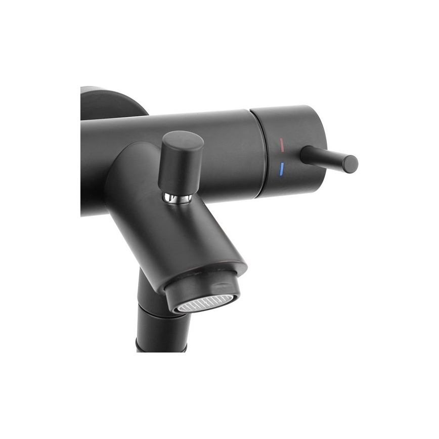 Paffoni - Вграден душ ROUND черен