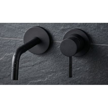 Paffoni - Вграден смесител за умивалник LIGHT, черен