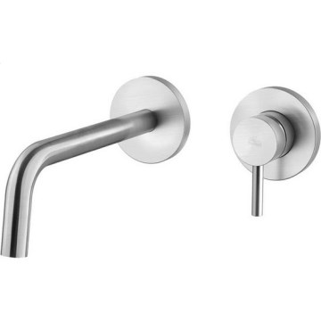 Paffoni - Вграден смесител за умивалник LIGHT, изработен от неръждаема стомана