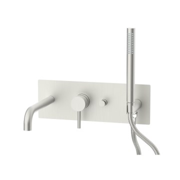 Paffoni - Комплект за вана LIGHT матов хром