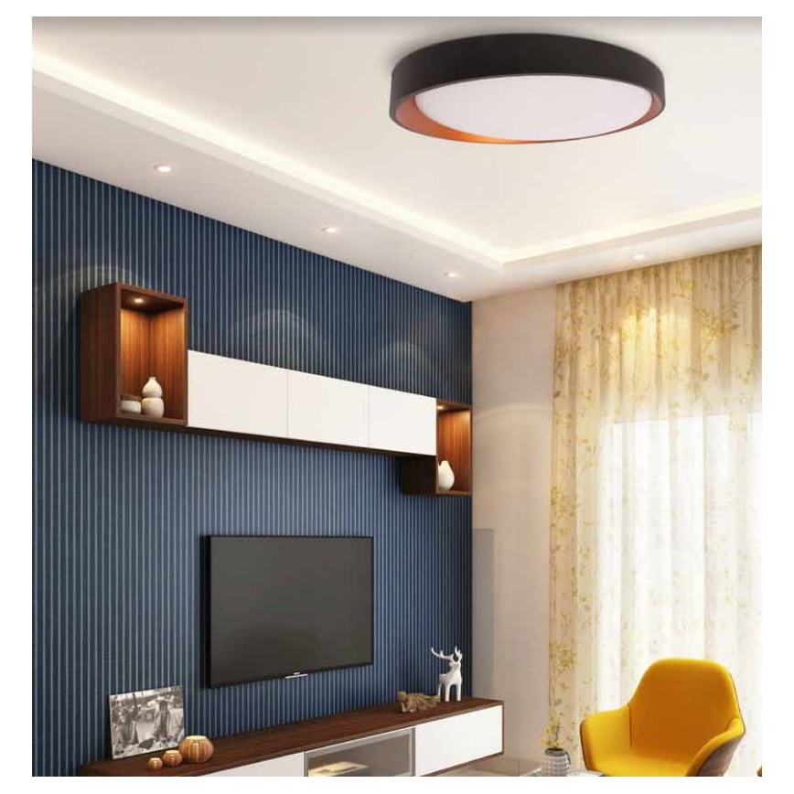 LED Лампа ADEL LED/40W/230V ø 50 см черна