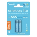 Panasonic - 2 бр. Акумулаторна батерия AAA Eneloop Lite 550 mAh