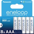Panasonic - 8 бр. Акумулаторна батерия AAA Eneloop 800 mAh