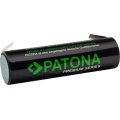PATONA - Батерия 18650 Li-lon 3000mAh PREMIUM 3,7V с лентови клеми за запояване