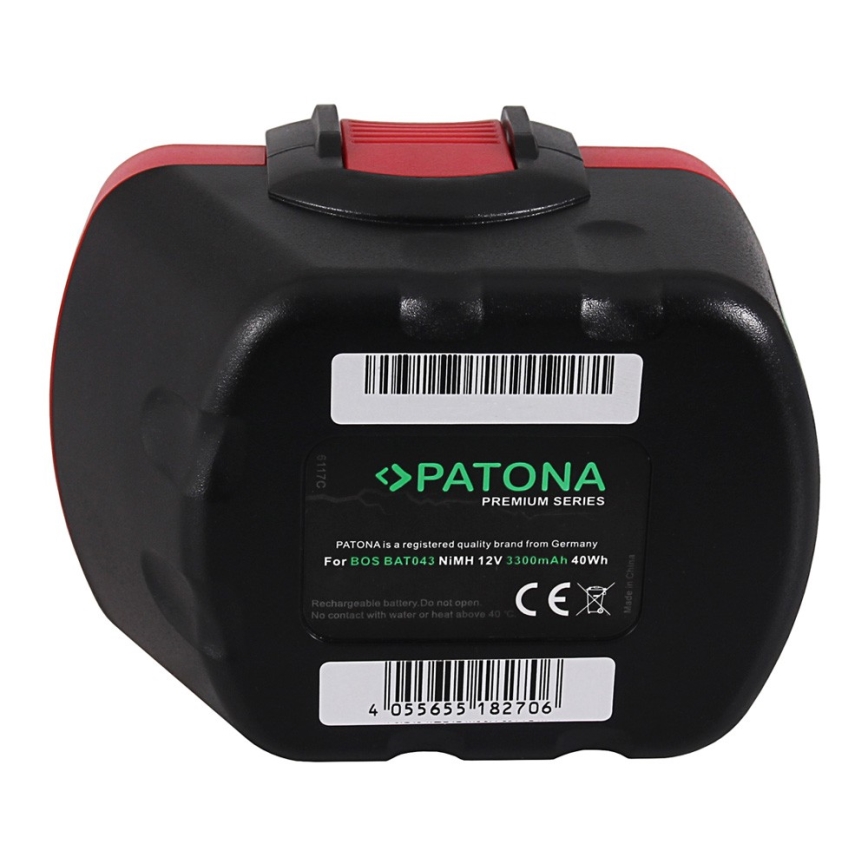 PATONA - Батерия Bosch 12V 3300mAh Ni-MH Premium