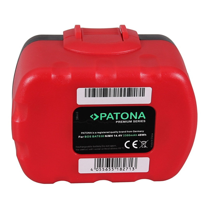 PATONA - Батерия Bosch 14.4V 3300mAh Ni-MH Premium BAT038