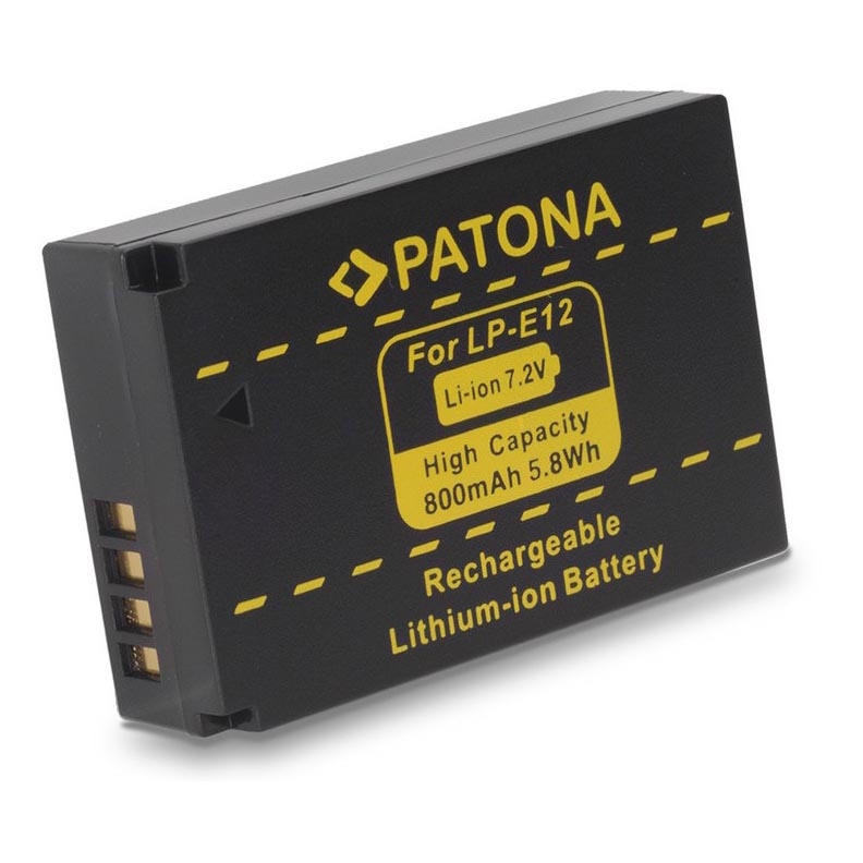 PATONA - Батерия Canon LPE12 800mAh Li-Ion