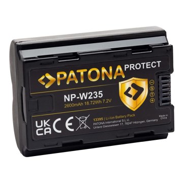 PATONA - Батерия Fuji NP-W235 2600mAh Li-Ion 7,2V Protect X-T4