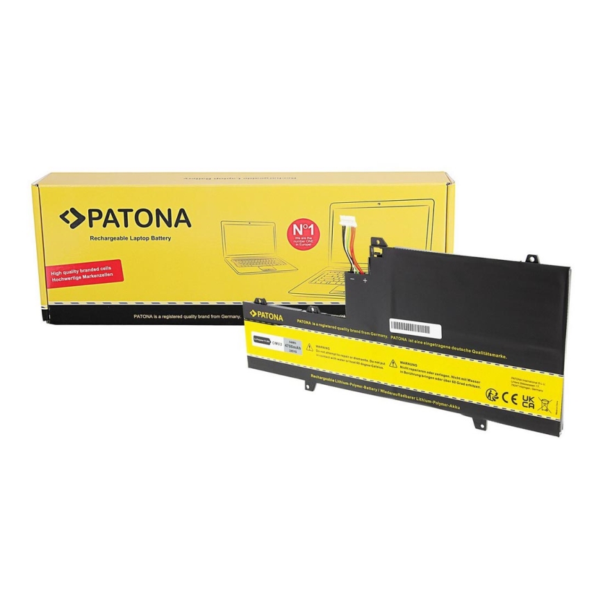 PATONA - Батерия HP EliteBook x360 1030 G2 4700mAh Li-Pol 11,55V OM03XL