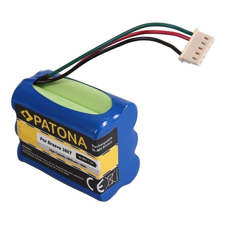 PATONA - Батерия iRobot Braava 380T/390T 2500mAh 7,2V