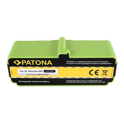 PATONA - Батерия iRobot Roomba 980 5200mAh 14.4V Li-lon