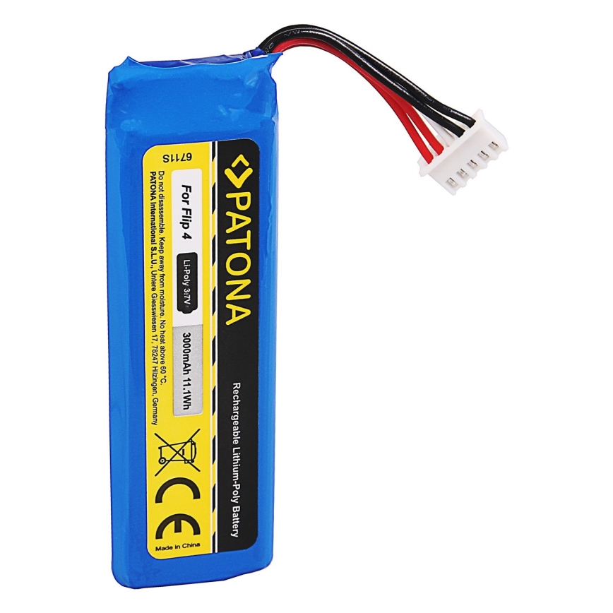 PATONA - Батерия JBL Flip 4 3000mAh 3,7V Li-Pol