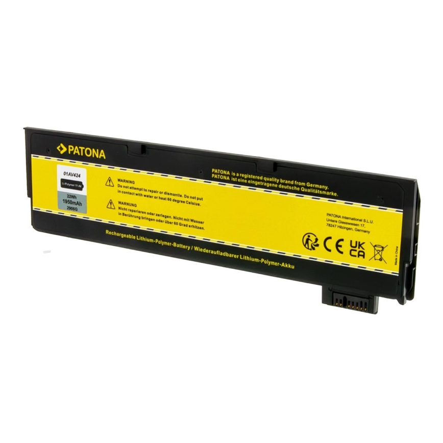 PATONA - Батерия Lenovo Thinkpad T570/A475 1950mAh Li-Pol 11,4V 01AV424