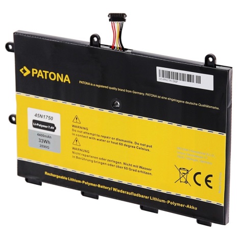 PATONA - Батерия Lenovo Thinkpad Yoga 11e serie 4400mAh Li-lon 7,4V 45N1750