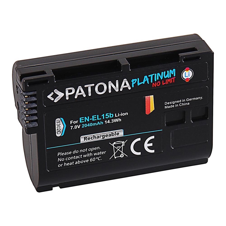 PATONA - Батерия Nikon EN-EL15B 2040mAh Li-Ion Platinum