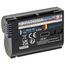 PATONA - Батерия Nikon EN-EL15C 2250mAh Li-Ion Platinum USB-C