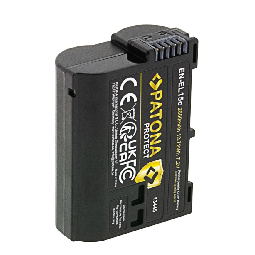 PATONA - Батерия Nikon EN-EL15C 2600mAh Li-Ion Protect