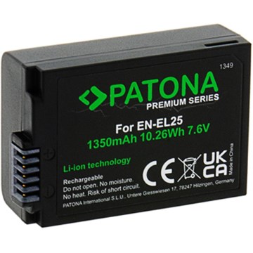 PATONA - Батерия Nikon EN-EL25 1350mAh Li-Ion 7,6V Premium Z50/Z fc