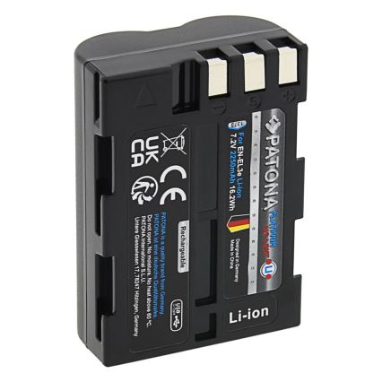 PATONA - Батерия Nikon EN-EL3E 2250mAh Li-Ion Platinum USB-C зареждане