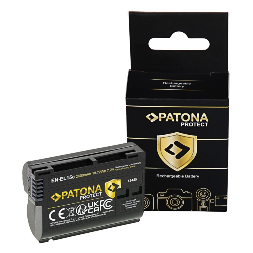 PATONA - Батерия за Nikon EN-EL15C 2600mAh Li-Ion Protect