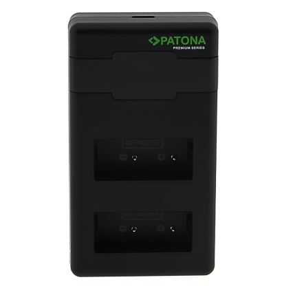 PATONA - Бързо зарядно Dual Fuji NP-W126 + кабел USB-C 0,6м
