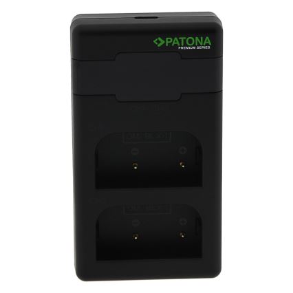 PATONA - Бързо зарядно Dual Olympus BLX-1 + кабел USB-C 0,6м