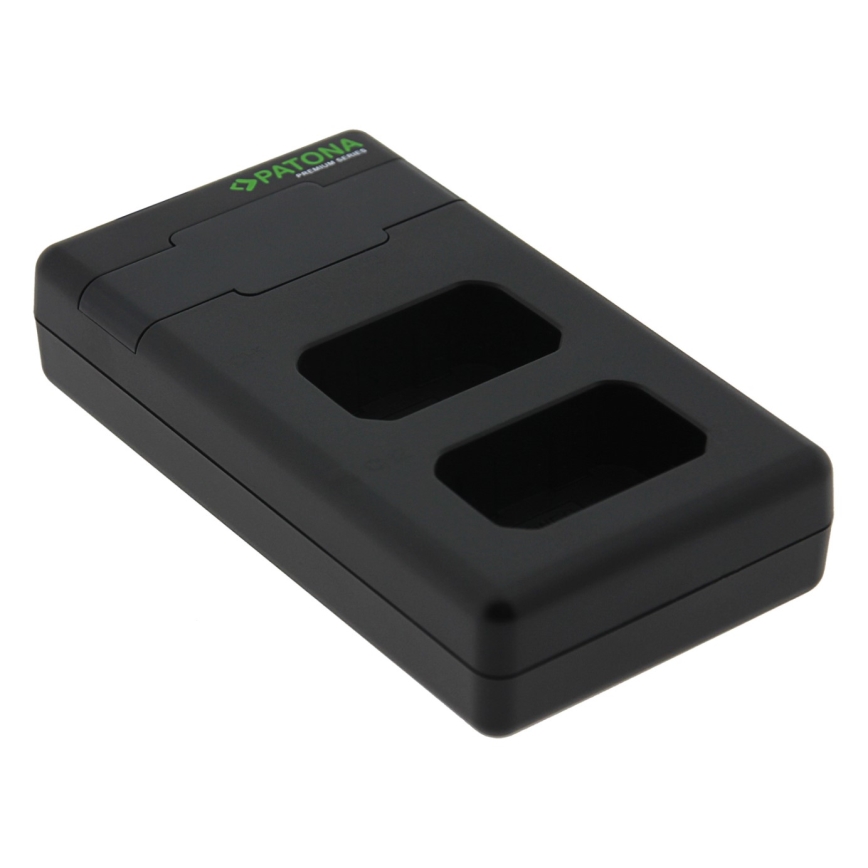 PATONA - Бързо зарядно Dual Sony NP-FW50 + кабел USB-C 0,6м