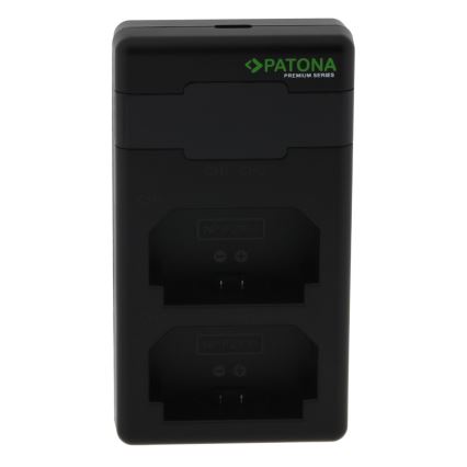 PATONA - Бързо зарядно Dual Sony NP-FZ100 + кабел USB-C 0,6м