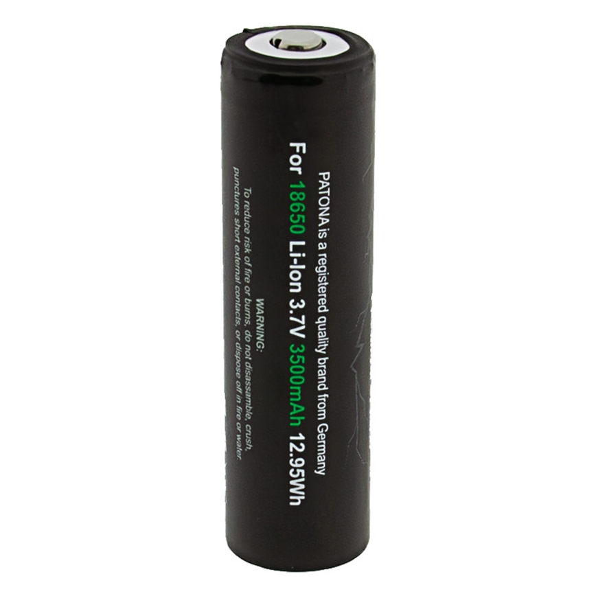 PATONA - Литиево-йонна батерия 18650 3500 mAh ПРЕМИУМ 3,7 V