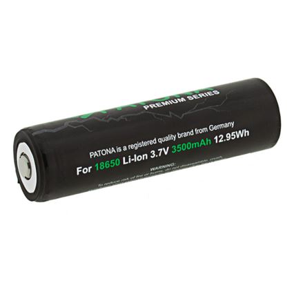 PATONA - Литиево-йонна батерия 18650 3500 mAh ПРЕМИУМ 3,7 V