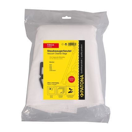 PATONA - Торбички за прахосмукачка KÄRCHER WD4/WD5/WD6 - 5 kusů