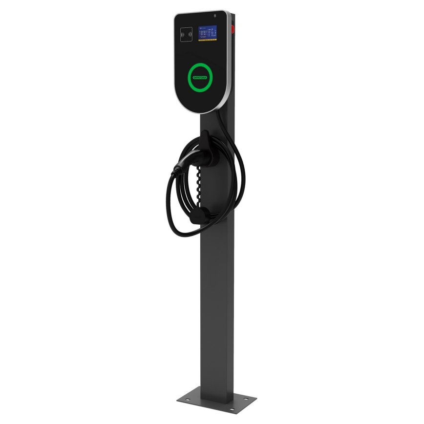 PATONA - Зарядна станция с LCD дисплей за електромобили 11kW/400V/16A IP54