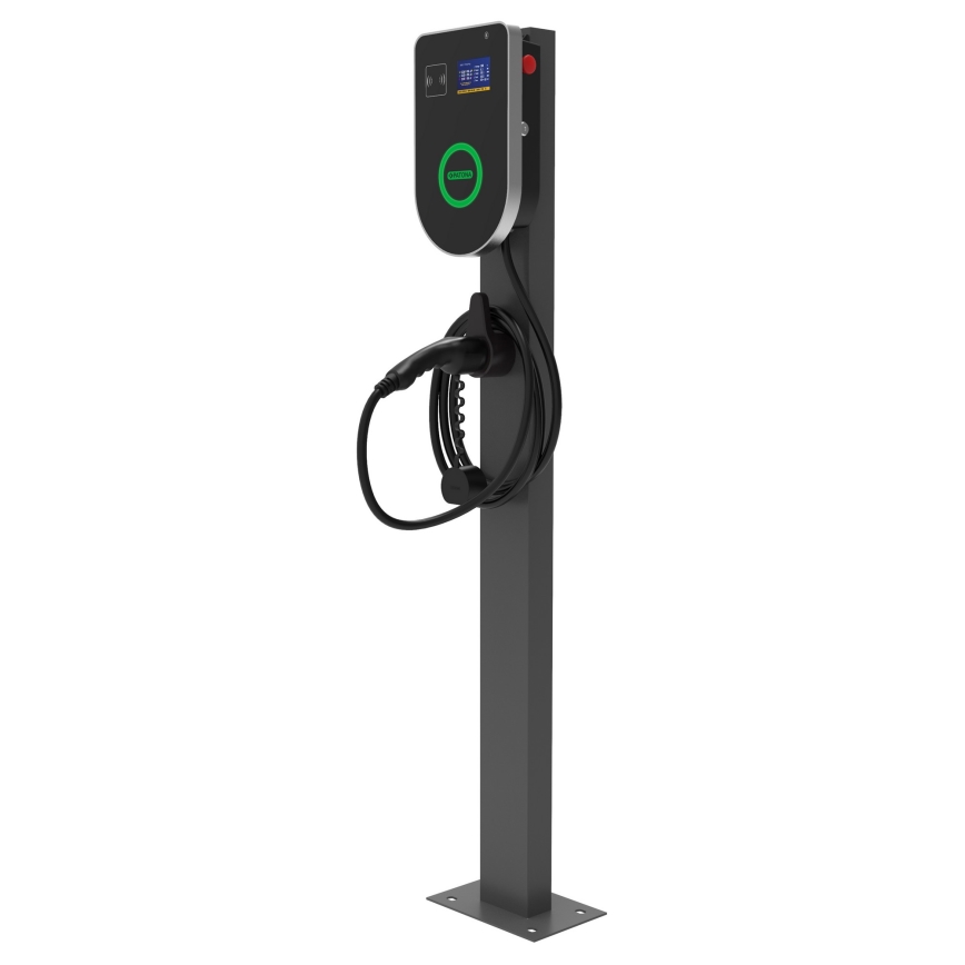 PATONA - Зарядна станция с LCD дисплей за електромобили 11kW/400V/16A IP54