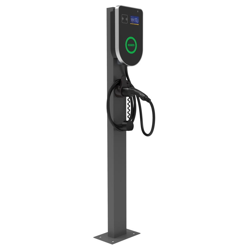 PATONA - Зарядна станция с LCD дисплей за електромобили 11kW/400V/16A IP54