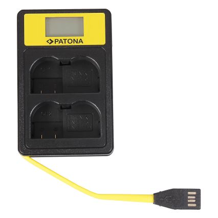 PATONA - Зарядно Dual Nikon EN-EL15 с LCD,USB