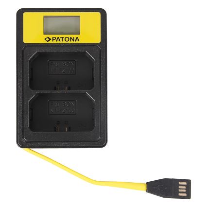 PATONA - Зарядно Dual Sony NP-FZ100 с LCD,USB
