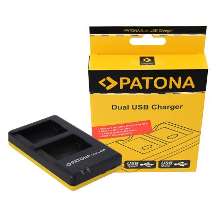 PATONA - Зарядно Foto Dual Quick Sony NP-FW50 USB